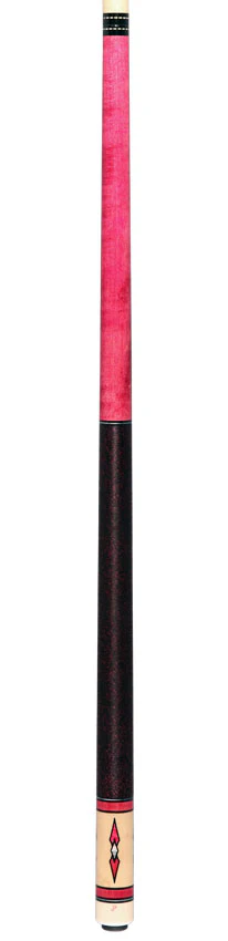 Pechauer JP T Series Pink-Stained Maple Pool Cue with Linen Wrap - Image 6