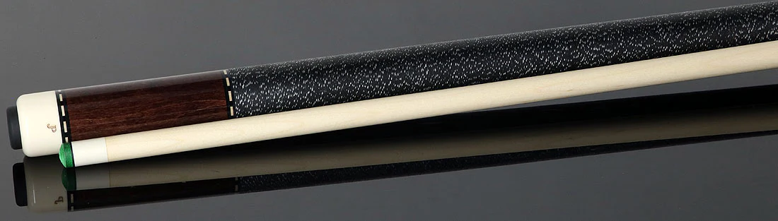 Pechauer JP T Series Rosewood-Stained Maple Pool Cue with Linen Wrap - Image 3