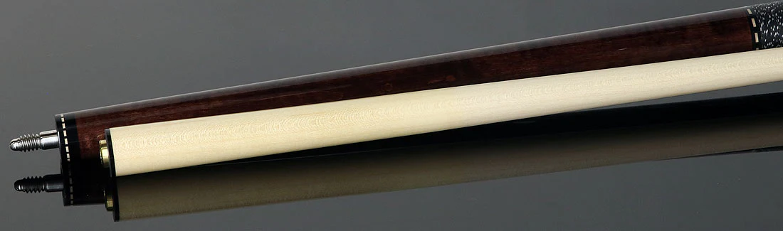 Pechauer JP T Series Rosewood-Stained Maple Pool Cue with Linen Wrap - Image 4