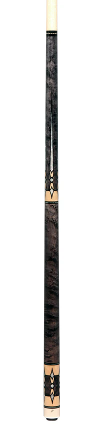Pechauer JP T Series Smoke-Stained Maple with Pearl Point Inlays No Wrap Pool Cue - Image 6