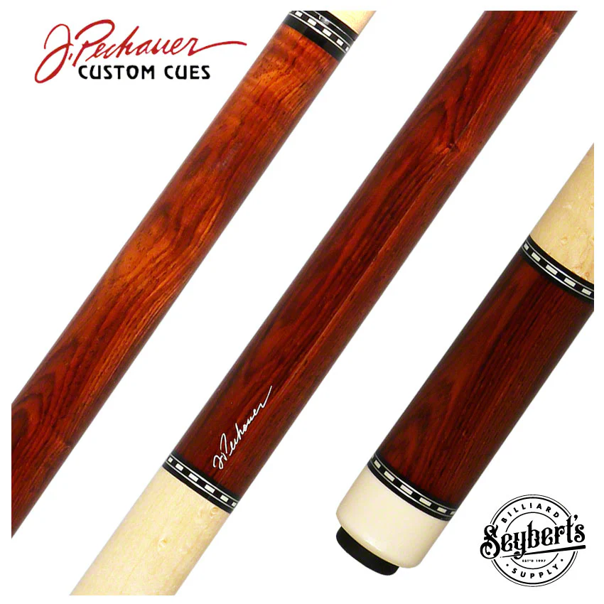 Pechauer Pro R Series Cocobolo with Natural Stained Maple Wrapless Pool Cue - P06R