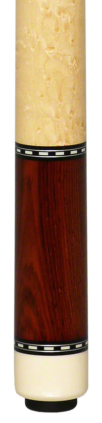Pechauer Pro R Series Cocobolo with Natural Stained Maple Wrapless Pool Cue - P06R - Image 2