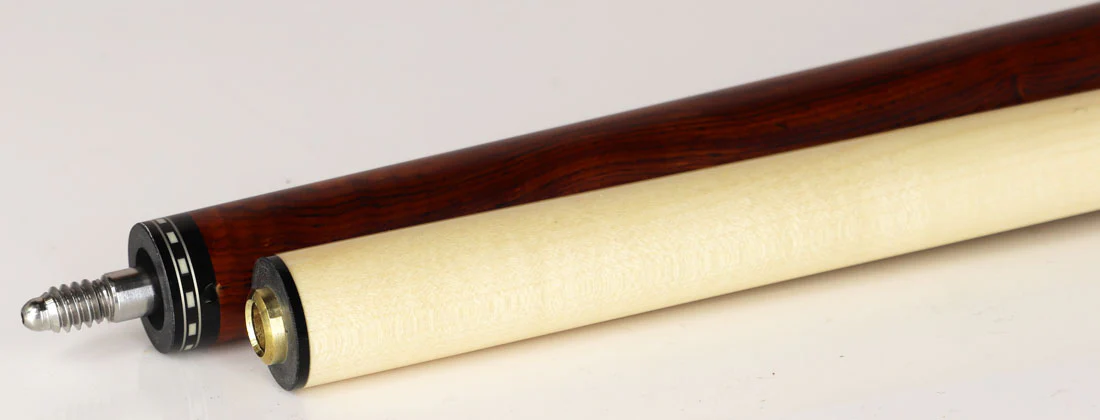 Pechauer Pro R Series Cocobolo with Natural Stained Maple Wrapless Pool Cue - P06R - Image 4