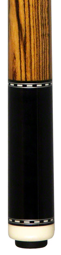 Pechauer Pro R Series Ebony Stained Maple with Bocote Wrapless Pool Cue - P05R - Image 4