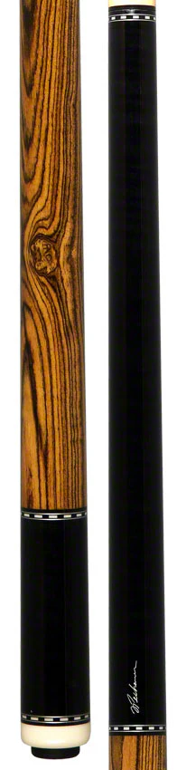 Pechauer Pro R Series Ebony Stained Maple with Bocote Wrapless Pool Cue - P05R - Image 5