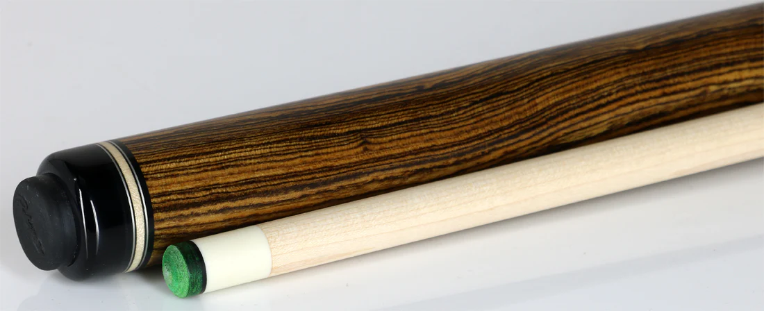 Pechauer Pro R Series Maple with Bocote Points and Bocote Wrapless Pool Cue - P08R - Image 3