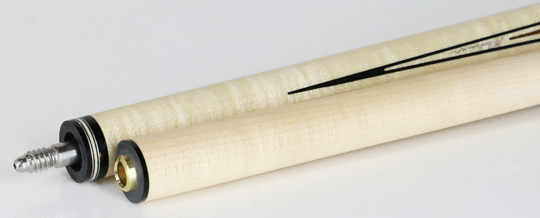 Pechauer Pro R Series Maple with Bocote Points and Bocote Wrapless Pool Cue - P08R - Image 4