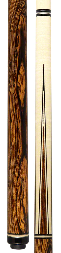 Pechauer Pro R Series Maple with Bocote Points and Bocote Wrapless Pool Cue - P08R - Image 5