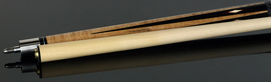 Pechauer Pro R Series Natural Maple with Sim. Ebony Points and Cocobolo Inlays Pool Cue - P14R - Image 4