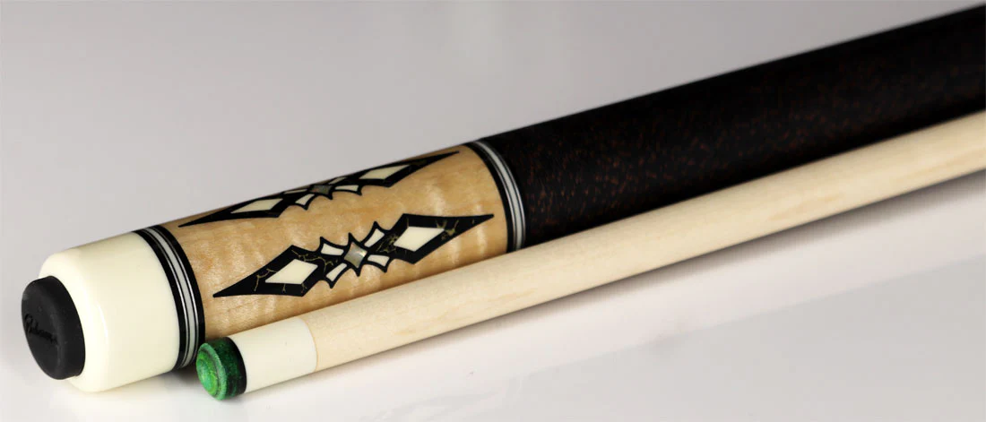 Pechauer Pro N Series Natural Stained Maple with Gold Vein and Sim. Ivory Points Pool Cue - P22N - Image 3