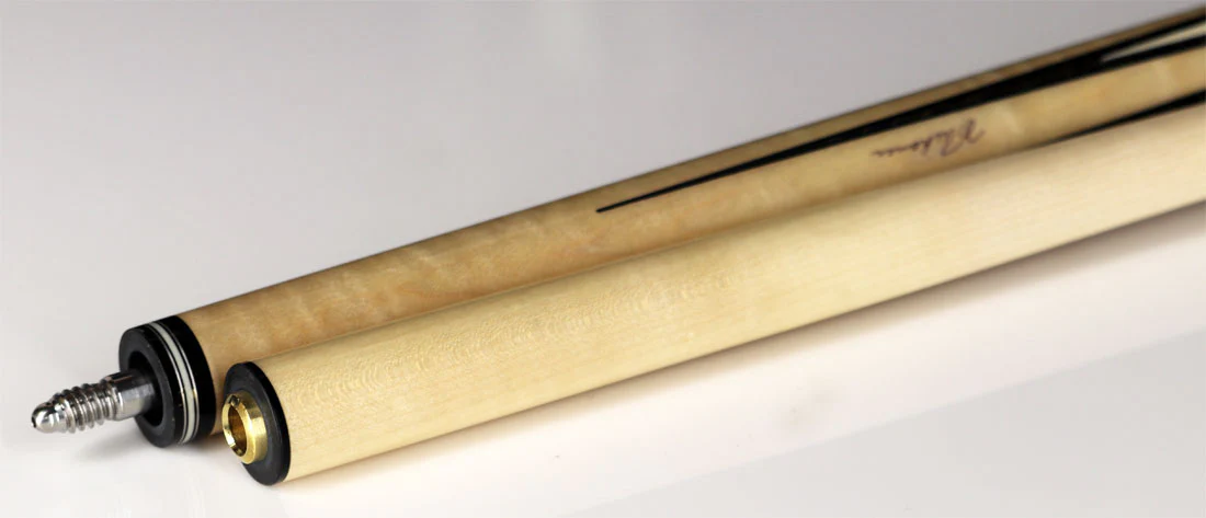 Pechauer Pro N Series Natural Stained Maple with Gold Vein and Sim. Ivory Points Pool Cue - P22N - Image 4
