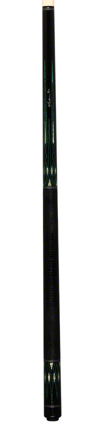Pechauer Limited Edition Ebony with Malachite and Abalone Points Pool Cue - PL34 - Image 6