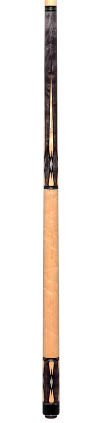 Pechauer Pro R Series Smoke-Stained Maple with Maple Points and Pearl Diamonds No Wrap Pool Cue - Image 6
