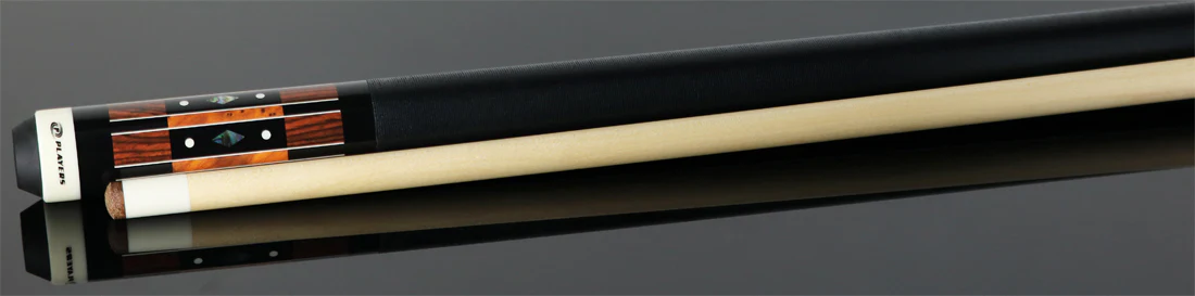 Players Black, Cocobolo, and Thuya Burl Graphic Series Pool Cue - G4144 - Image 3