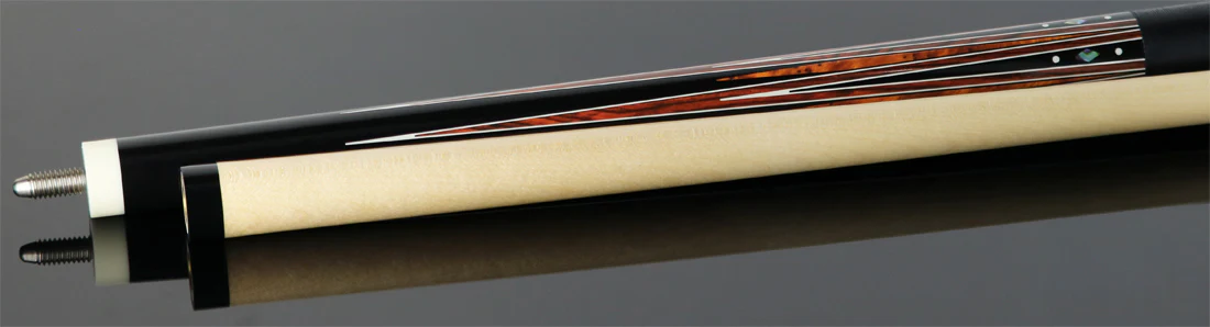 Players Black, Cocobolo, and Thuya Burl Graphic Series Pool Cue - G4144 - Image 4