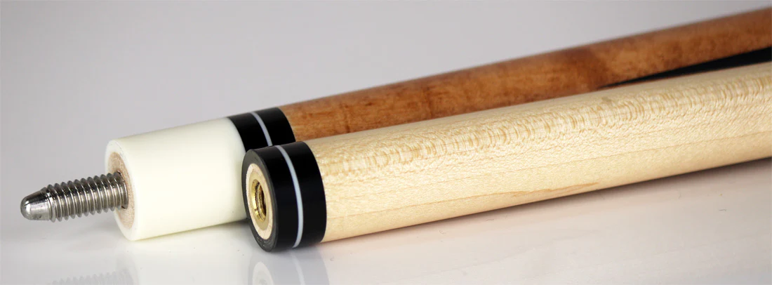 Players Classic Series Natural Stained Maple 4 Point Graphic Pool Cue - C802 - Image 3