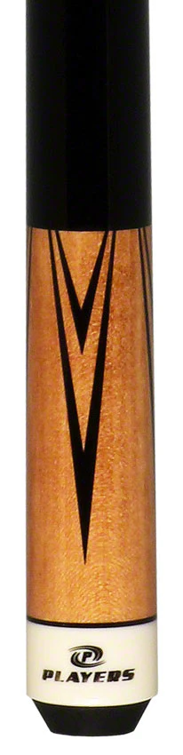 Players Classic Series Natural Stained Maple 4 Point Graphic Pool Cue - C802 - Image 4