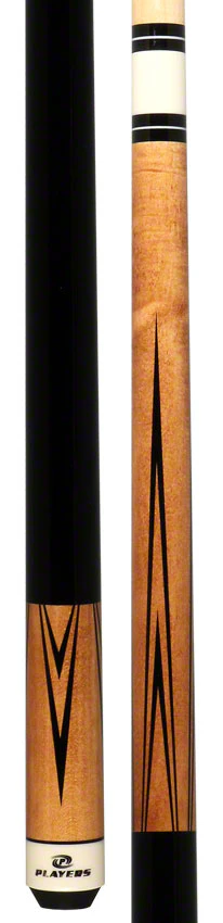 Players Classic Series Natural Stained Maple 4 Point Graphic Pool Cue - C802 - Image 5