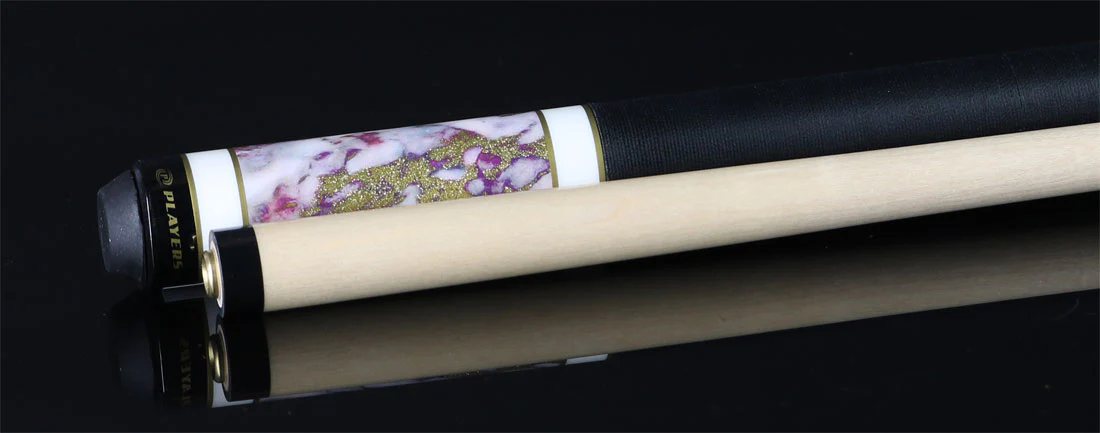 Players Classic Series Purple Maple, Stone and Gold Dust Graphic Pool Cue - C946 - Image 6