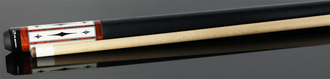 Players Coffee Stain with Sim. Bone Points Graphic Series Pool Cue - G4143 - Image 3