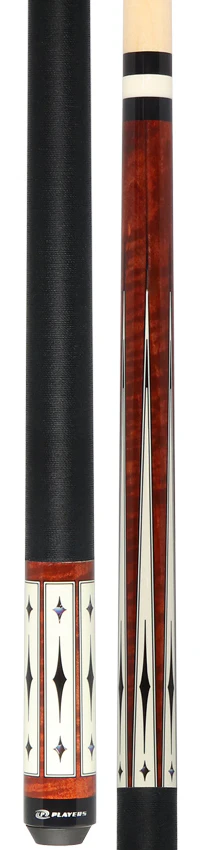 Players Coffee Stain with Sim. Bone Points Graphic Series Pool Cue - G4143 - Image 5