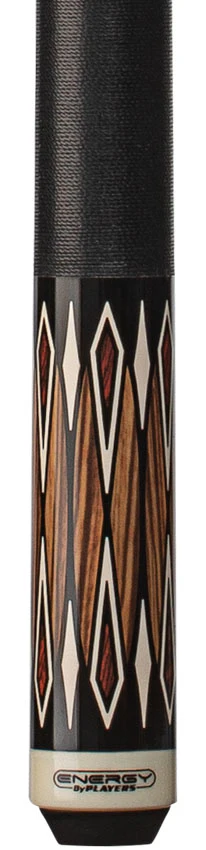 Players Energy Series Natural Maple Pool Cue with Black Linen Wrap - Image 2