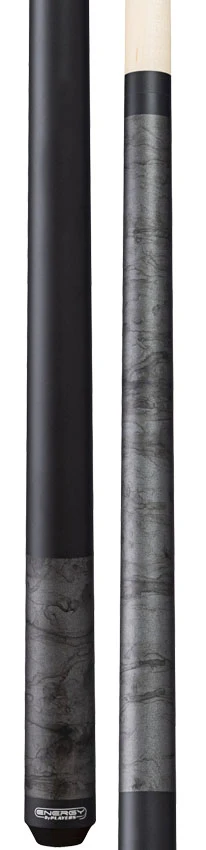 Players Energy Series Matte Gunmetal Smoke Wrapless Pool Cue - Image 3