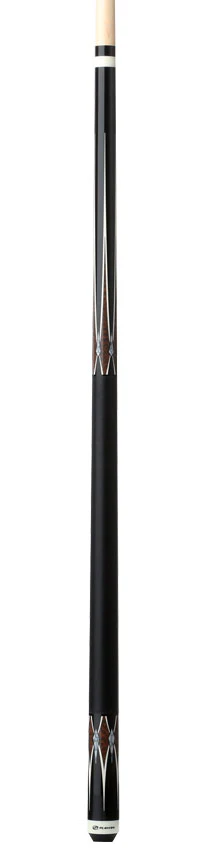 Players Graphic Series Black and Snakewood Pool Cue with Black Linen Wrap - Image 4