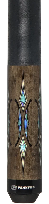 Players Light Grey Maple with Mother of Pearl Graphic Series Pool Cue - G4148 - Image 2
