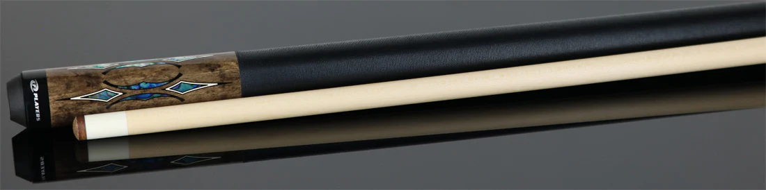 Players Light Grey Maple with Mother of Pearl Graphic Series Pool Cue - G4148 - Image 3