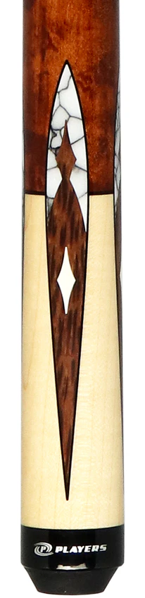 Players Maple with White Recon Wrapless Graphic Series Pool Cue - G4147 - Image 2