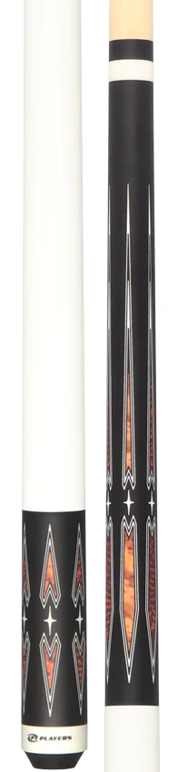 Players Matte Black with Thuya and Snakewood Points Graphic Series Pool Cue - G4150 - Image 5