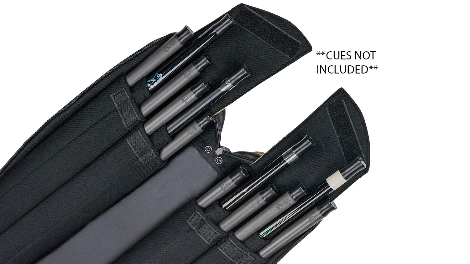 Predator Roadline 30th Anniversary Black and Gold 4x8 Butterfly Soft Pool Cue Case - C48BLKGLDS - Image 4
