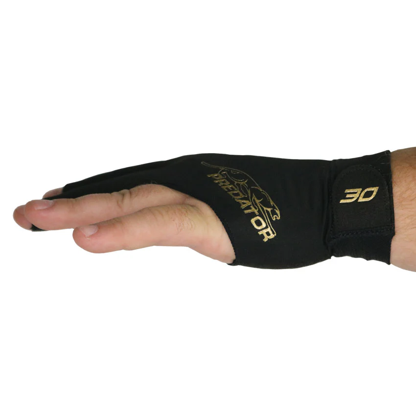 Predator 30th Anniversary Edition Black and Gold Second Skin Pool Cue Glove - Image 5
