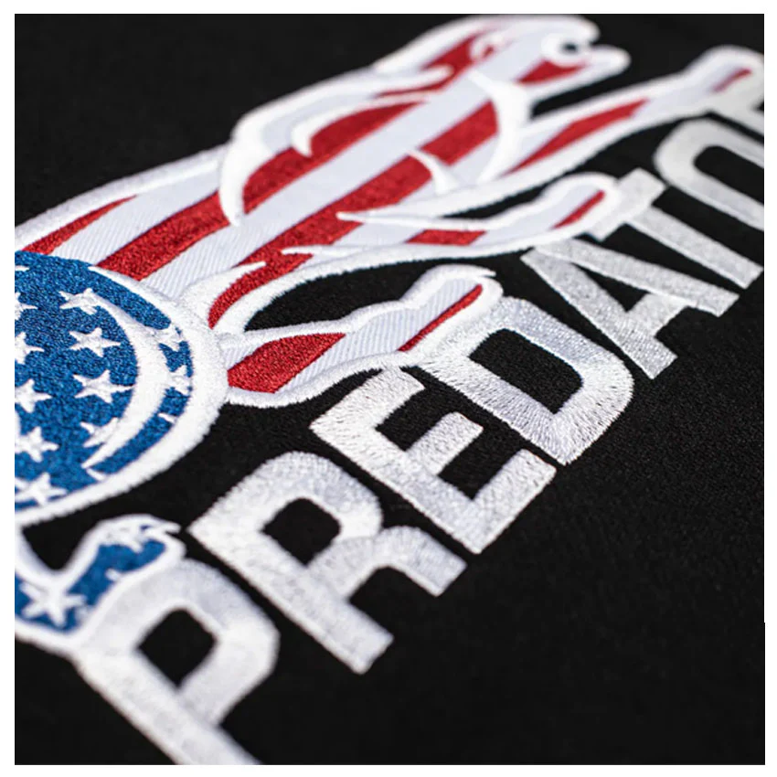 Predator Black W/ USA Logo Hoodie - Image 3