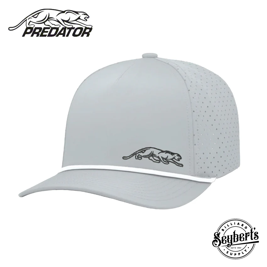 Predator Light Gray Laser Vent Adjustable Hat