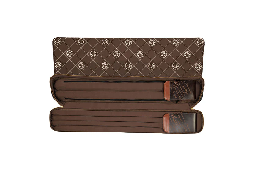 Predator Limited Edition Legacy 2x4 Soft Pool Cue Case - Dark Brown - Image 11