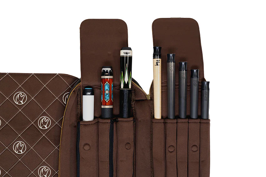 Predator Limited Edition Legacy 3x5 Soft Pool Cue Case - Dark Brown - Image 13
