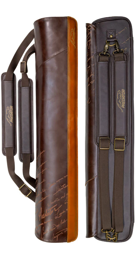 Predator Limited Edition Legacy 3x5 Soft Pool Cue Case - Dark Brown - Image 2