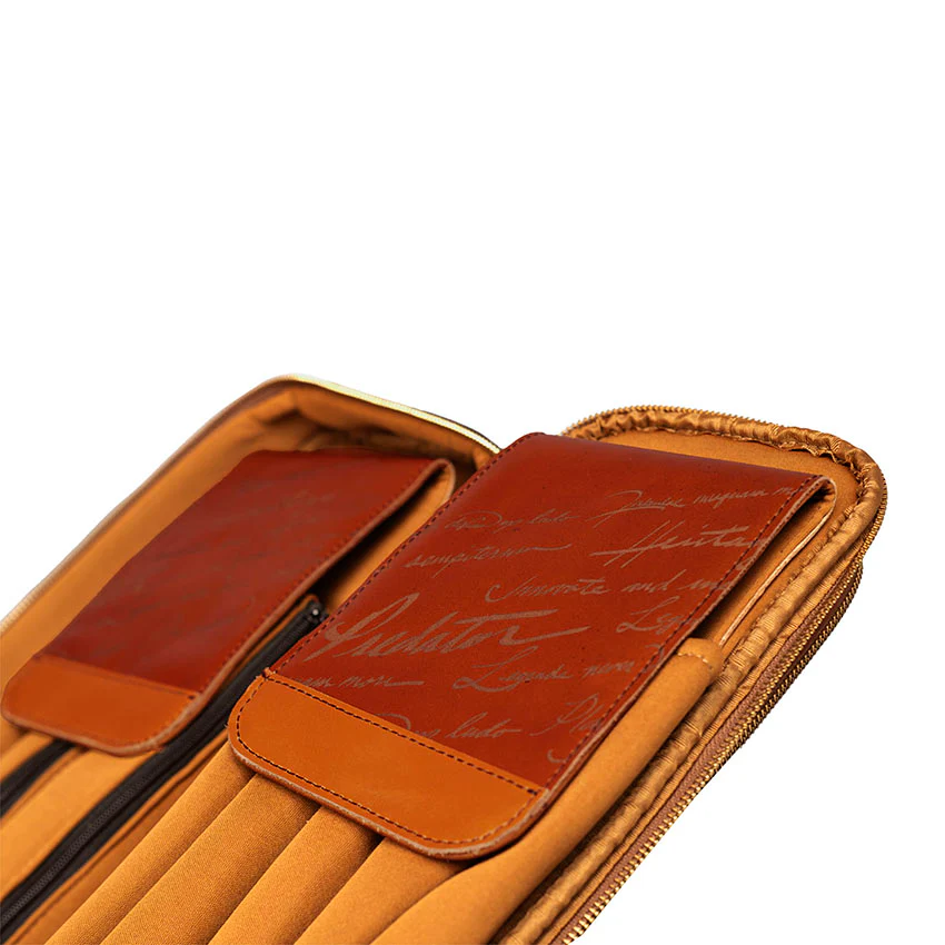 Predator Limited Edition Legacy 3x5 Soft Pool Cue Case - Light Brown - Image 12