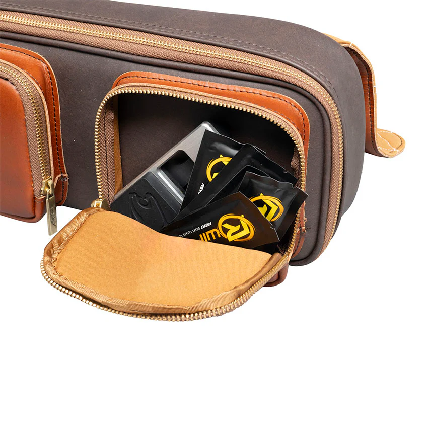 Predator Limited Edition Legacy 3x5 Soft Pool Cue Case - Light Brown - Image 9