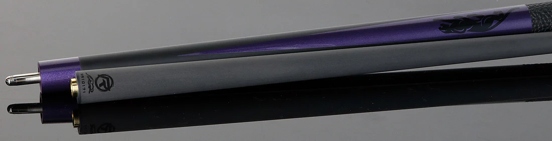 Predator Limited Edition SP2 Matte Black Forearm with Metallic Purple Points Pool Cue - Image 4