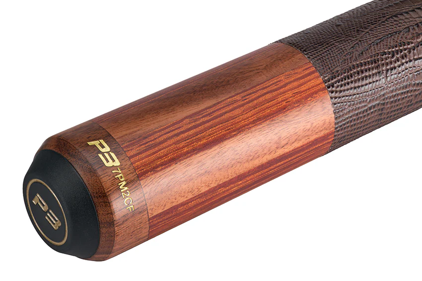 Predator P3 Prowler Rosewood with Rengas Stripes Pool Cue with Brown Lizard Grain Leather Wrap - Uniloc - Image 6