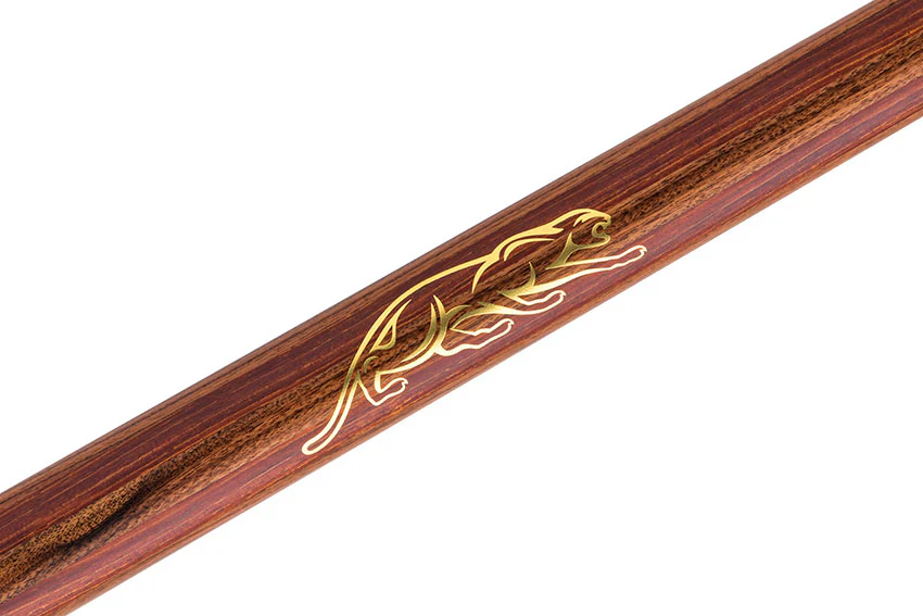 Predator P3 Prowler Rosewood with Rengas Stripes Pool Cue with Brown Lizard Grain Leather Wrap - Uniloc - Image 8