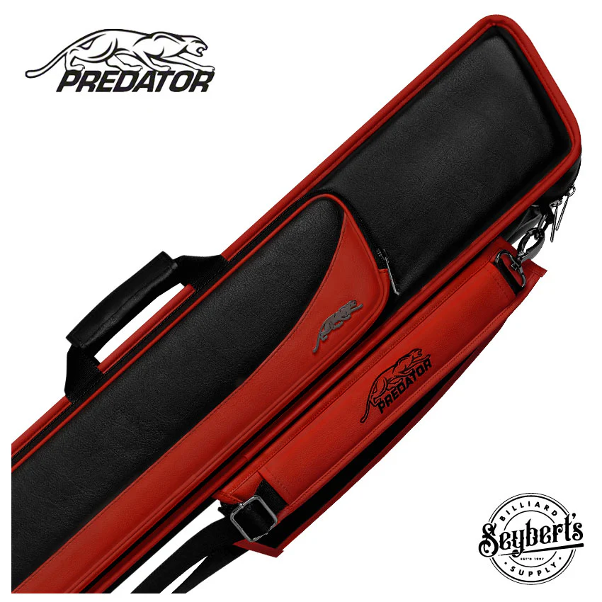 Predator Roadline Darren Appleton Black/Red 3x6 Soft Pool Cue Case - C36DABLKREDS