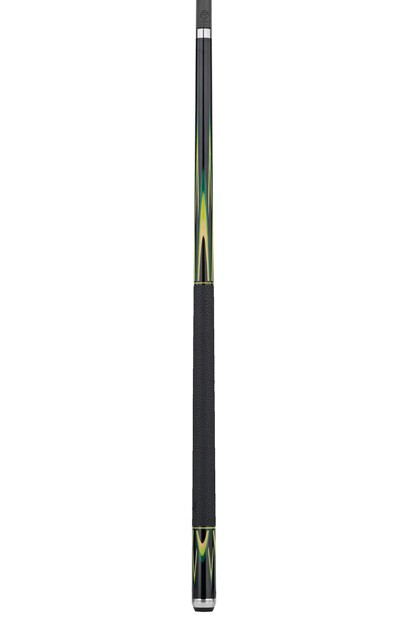 Predator Sang Lee 2-2 Black with Green / Maple / Ebony Butterfly Points Limited Edition Pool Cue - Radial with Luxe Leather Wrap - Image 8