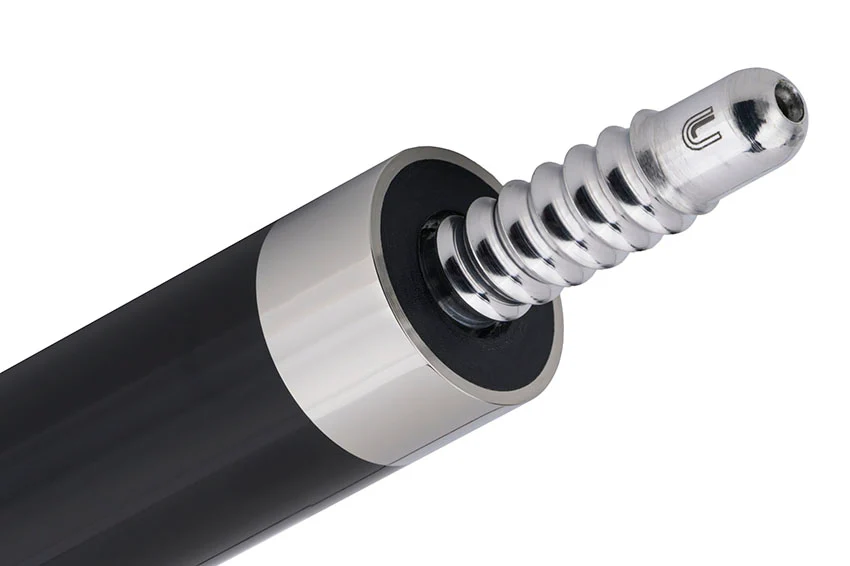 Predator Sang Lee 2-1 Black with Pink / Blue / Purple / Ivorine Butterfly Points Limited Edition Pool Cue - Radial - Image 6