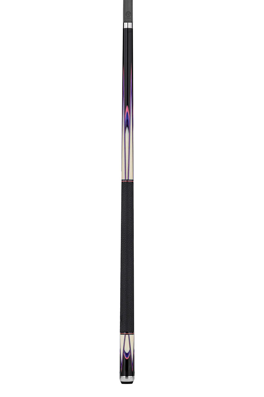 Predator Sang Lee 2-1 Black with Pink / Blue / Purple / Ivorine Butterfly Points Limited Edition Pool Cue - Radial - Image 9