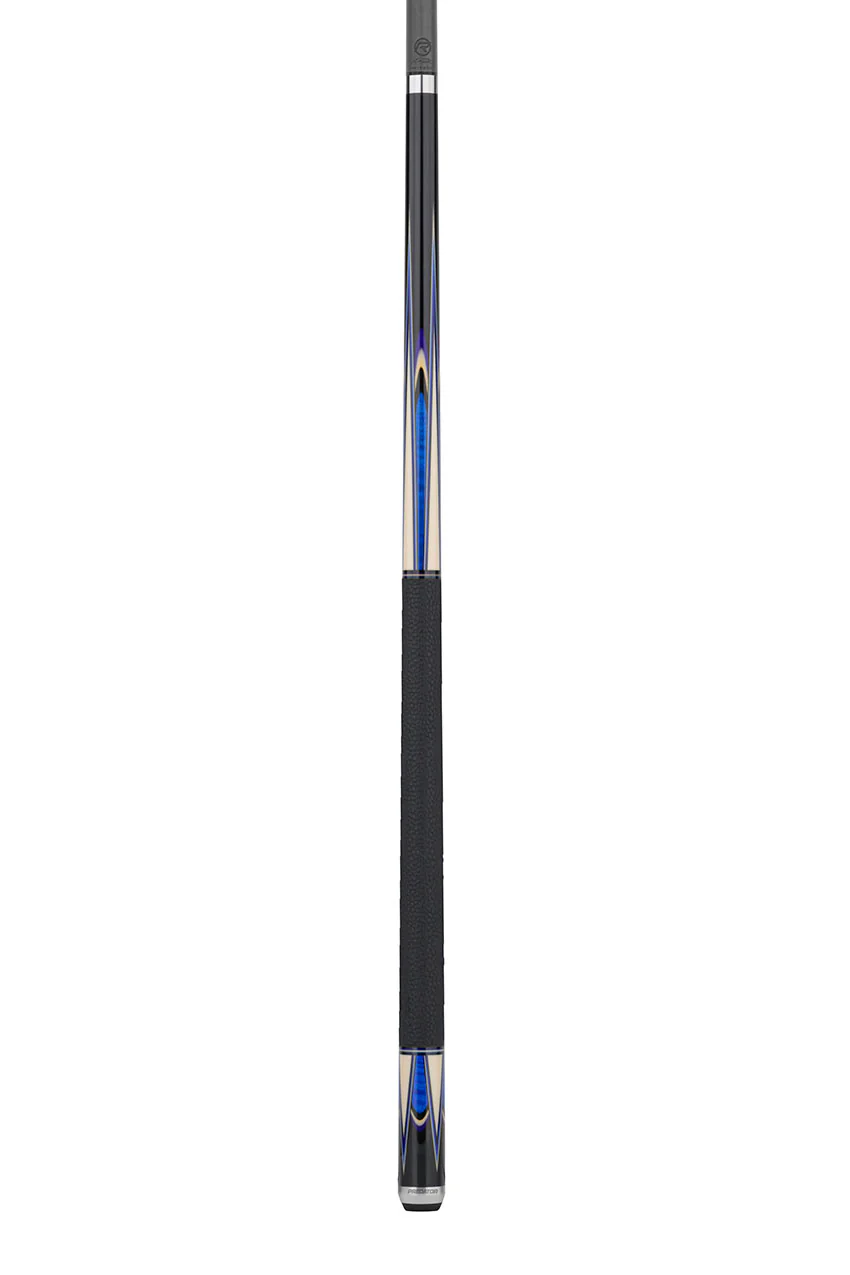 Predator Sang Lee 2-3 Black with Blue / Maple / Black / Purple / Ivorine Butterfly Points Limited Edition Pool Cue - Radial with Luxe Leather Wrap - Image 11