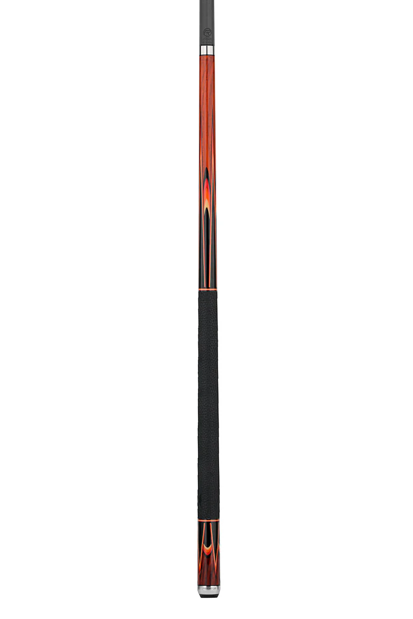 Predator Sang Lee 2-4 Cocobolo with Black / Red / Orange / Maple / Ebony Butterfly Points Limited Edition Pool Cue - Radial with Luxe Leather Wrap - Image 10